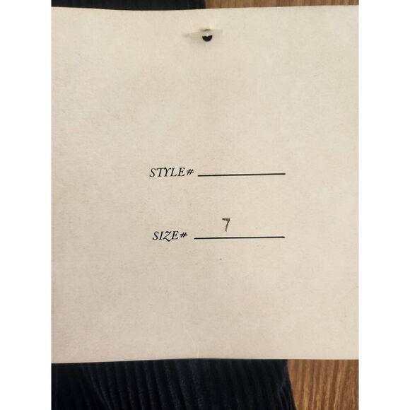 Kyoto Kasuals NWT VTG Navy Blue Corduroy High Waisted Pleated Shorts Womens Sz 7 - Picture 6 of 6